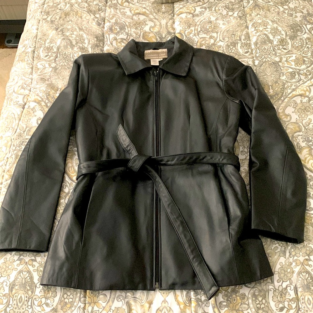 Coldwater Creek Leather Jacket